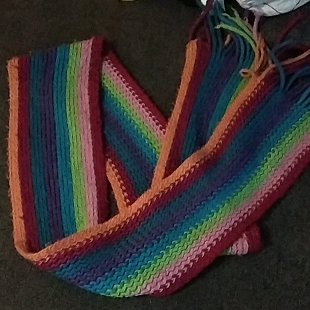 Knitted Winter scarf